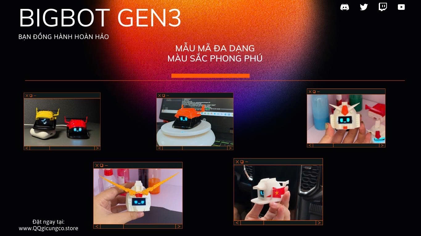 BIGBOT robot biểu cảm mini