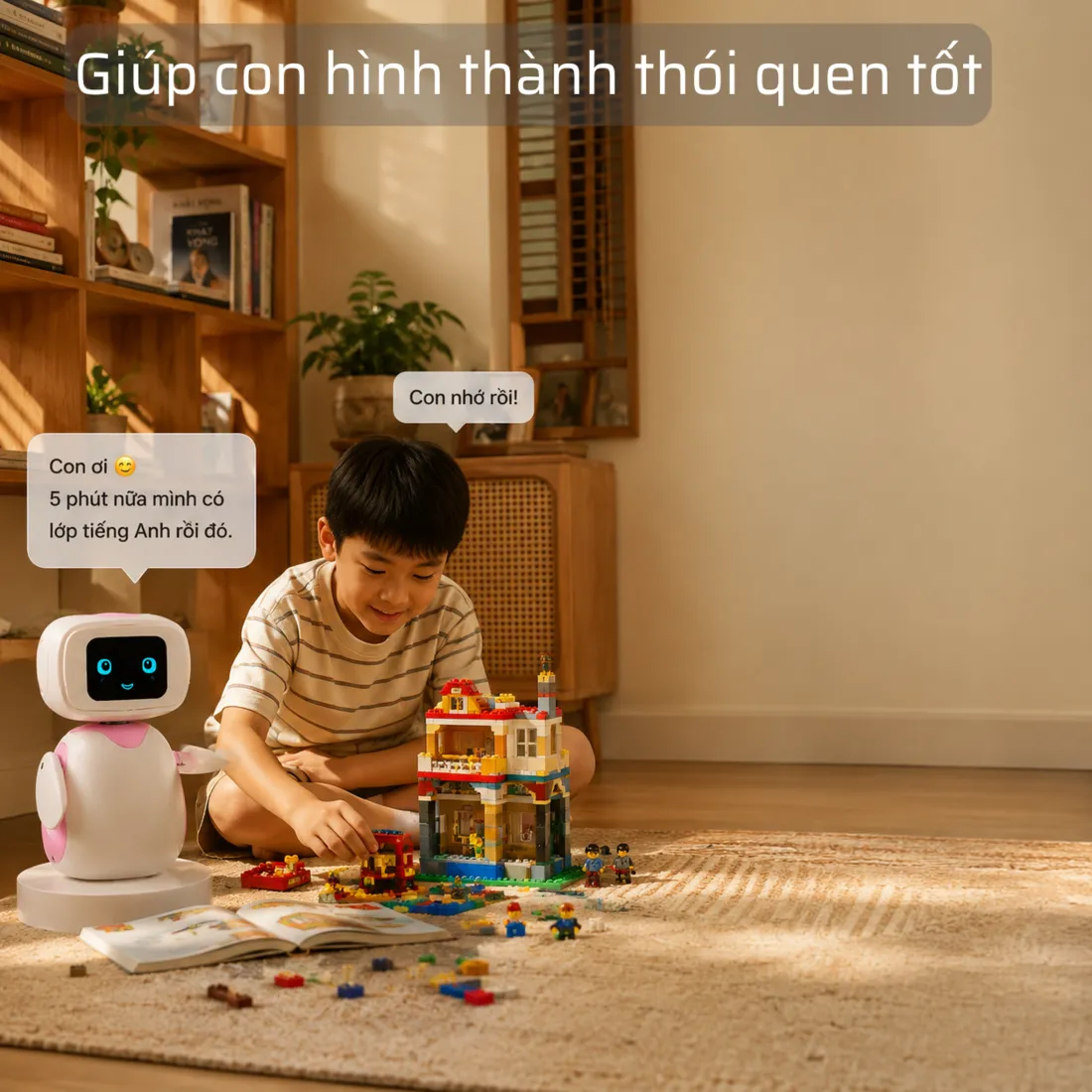 LUCI nhắc lịch giúp bé hình thành thói quen tốt
