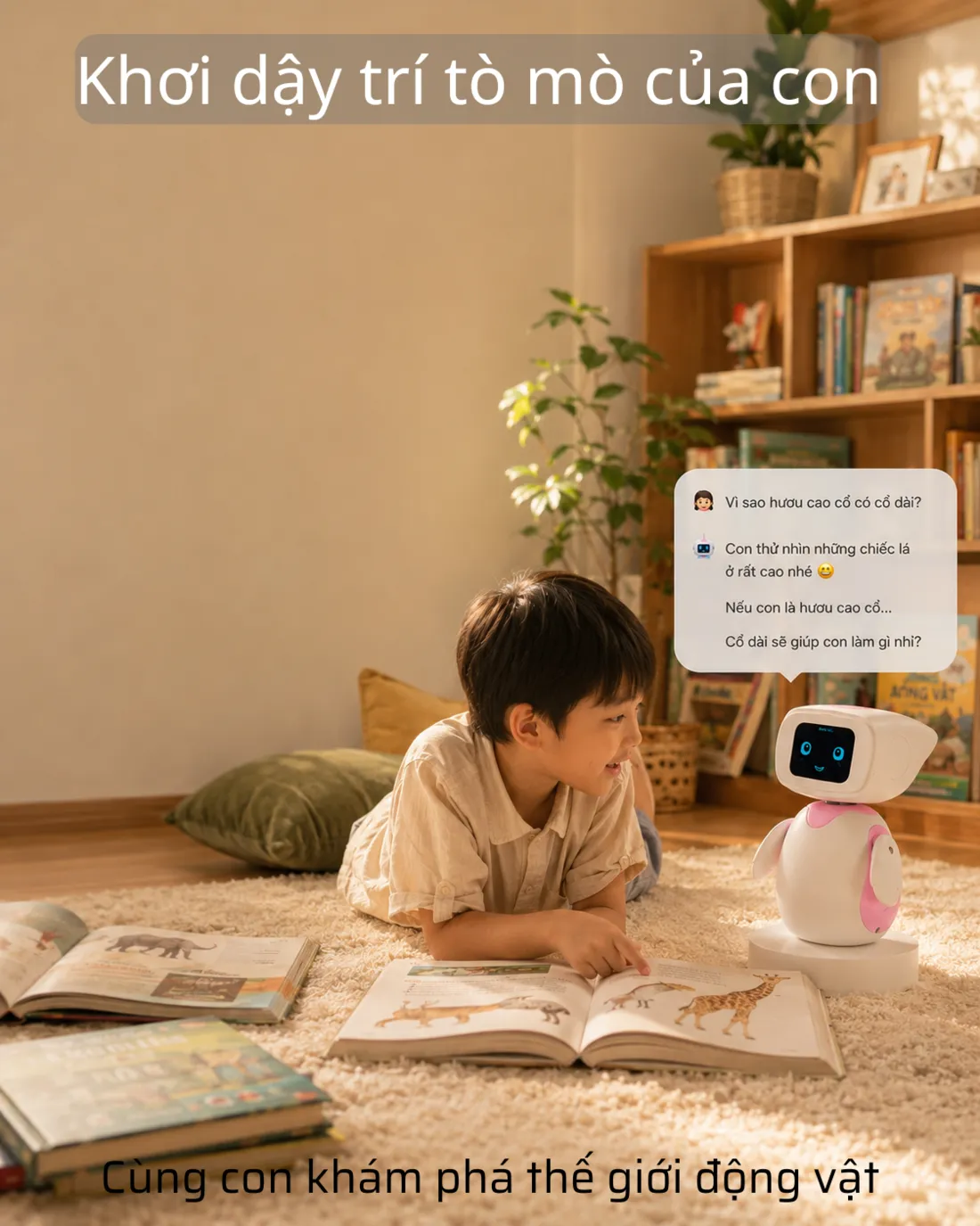 LUCI khơi dậy trí tò mò và cùng bé khám phá kiến thức